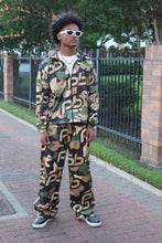 Load image into Gallery viewer, PB Camo track pants
